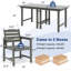 Ensemble repas de patio 7 pièces Bensley-365136397