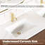 Meuble-lavabo double 60 po avec plateau Cristo-1267279769