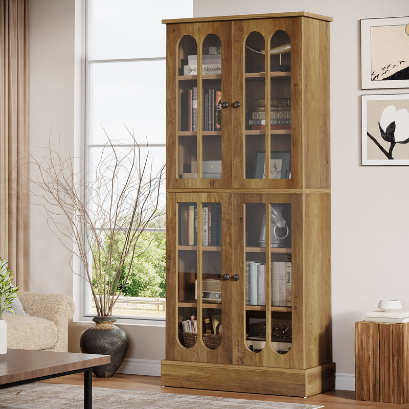 72" Tall Bookcase with 6-Tier Shelves