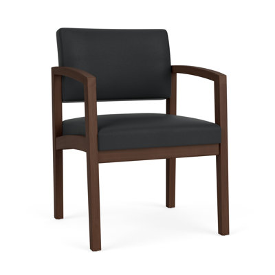 Lenox Wood Waiting Reception Guest Chair Wood Frame