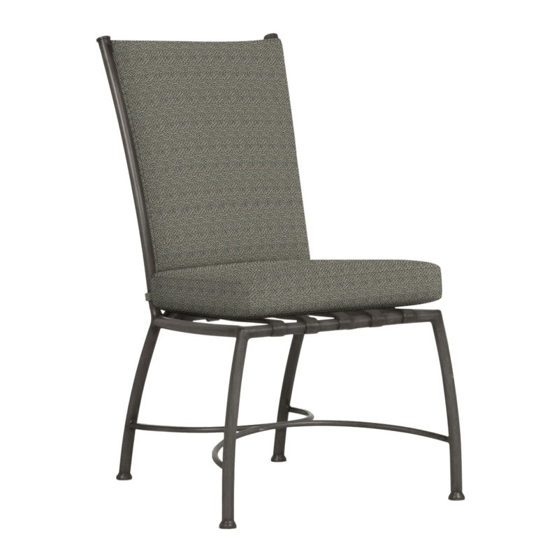 Chaise d'appoint en aluminium Majorca, Intermix écorce, Pas de soudure