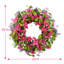 Couronne de bougainvilliers roses et de verdure Alderete