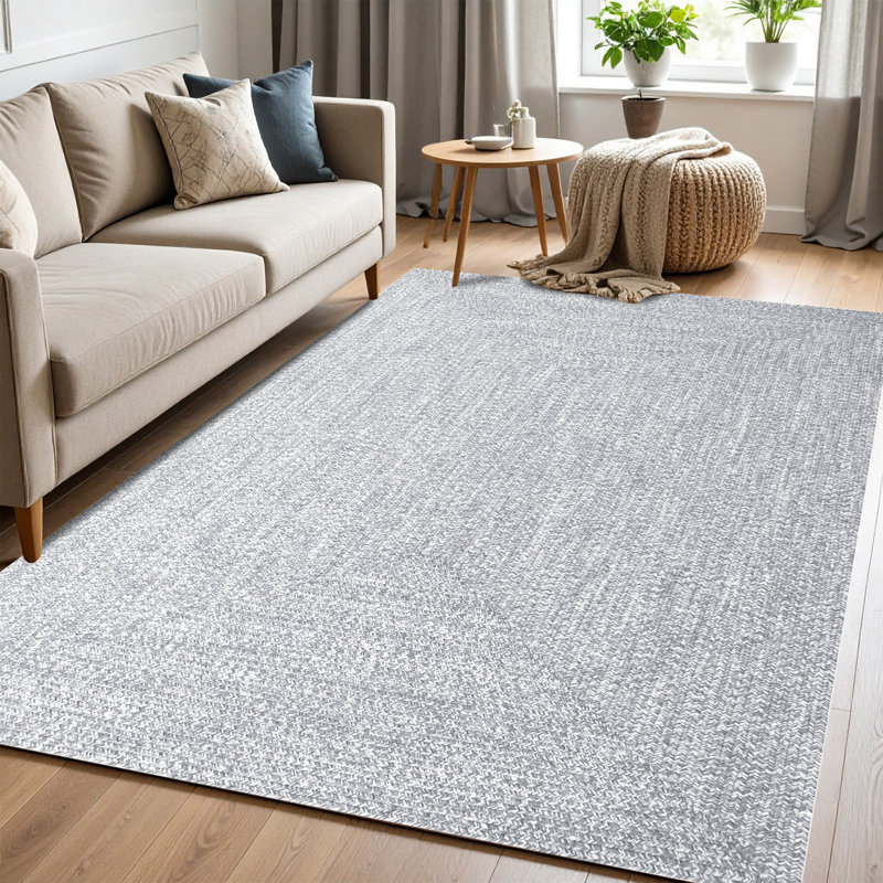 Rectangle Gianmaria Area Rug with Non-Slip Backing