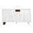 Modern Sideboard Buffet Cabinet with 4 Doors and Adjustable Shelves