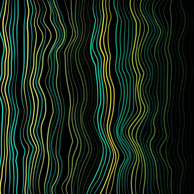 Moiré - impression sur toile tendue, H 12 po x l 12 po