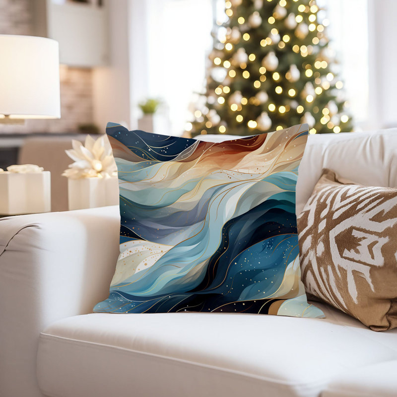 Abstract Flow Elegance III Modern, 16"H x 16"W