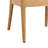 5-Piece Mid-Century Modern Rubber Wood Dining Table Set With Upholstered Chairs