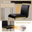 Tabouret de comptoir rembourré Antigone de 25 po avec structure en métal-771536681-771536694