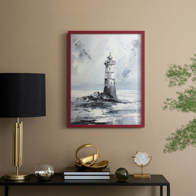 NAUTICAL Series Dxxv, reproduction encadrée - bois massif