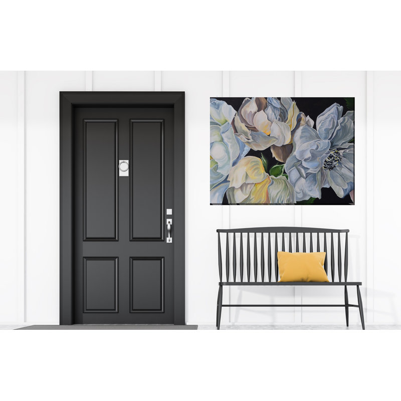 Art floral sur toile murale