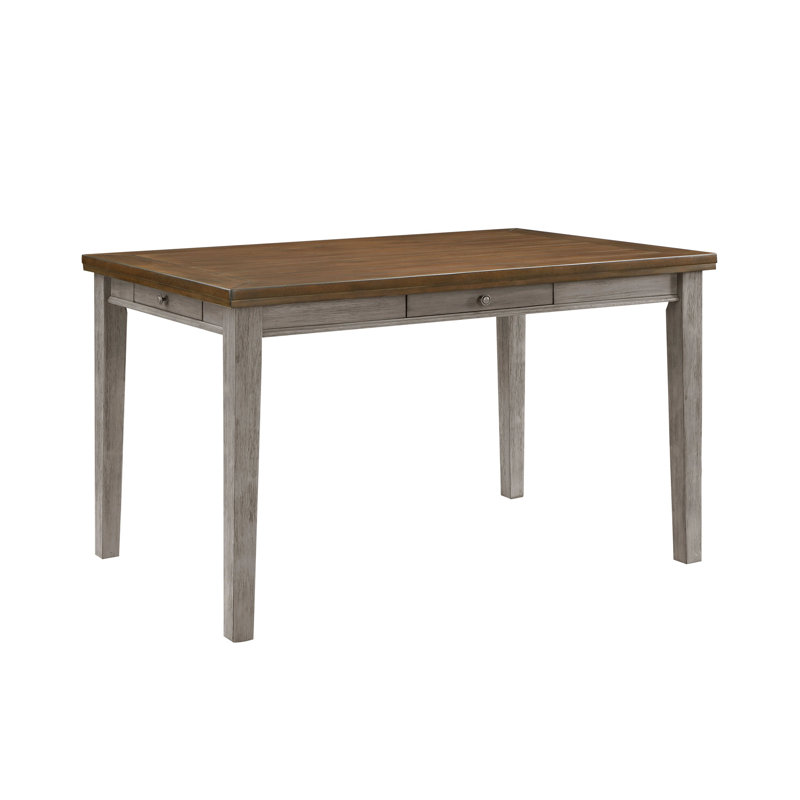 Table de salle à manger à deux tons Traditional