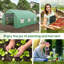 Walk-In Greenhouse 11,5 pi x 10 pi x 7 pi, construction galvanisée, protège les plantes des températures extrêmes grâce à la ventilation en filet