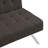 WOOD FRAME, STAINLESS LEG, FUTON, SOFA BED Espresso