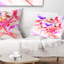 Coussin lombaire à motif abstrait fractal
