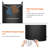 Extra Large Hanging Laundry Hamper With Bottom Zipper - Over Door Or Wall Mount Storage Basket, High Capacity Durable Waterproof Fabric For Clothes Organization