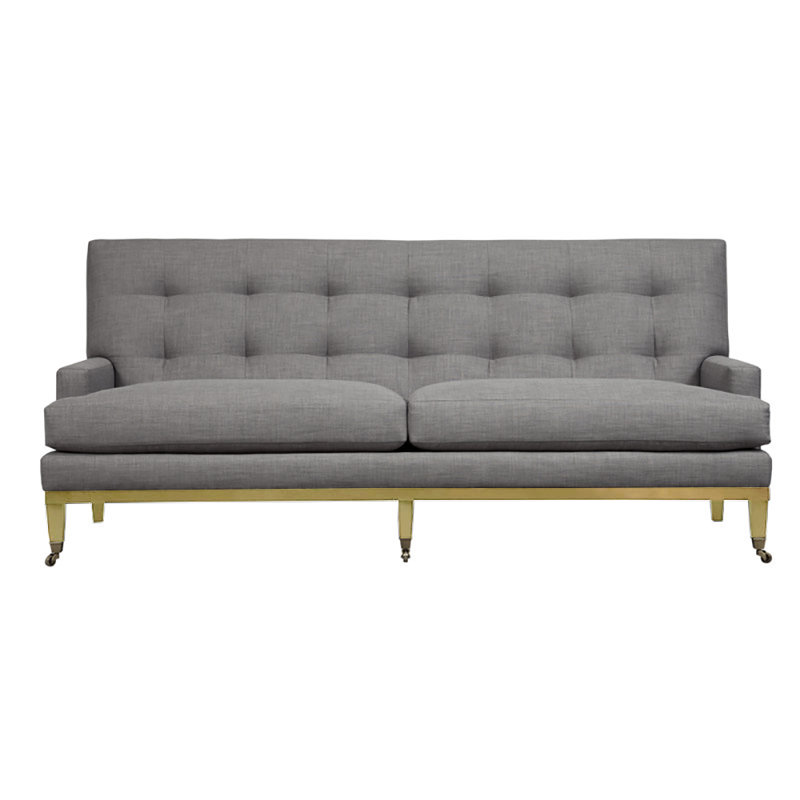 Uptown Loveseat, Gray, Café