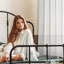 Jiya Semi Sheer Curtains Single Panel