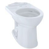 Drake® II Universal Height Round Toilet Bowl with CeFiONtect (Seat Not Included)