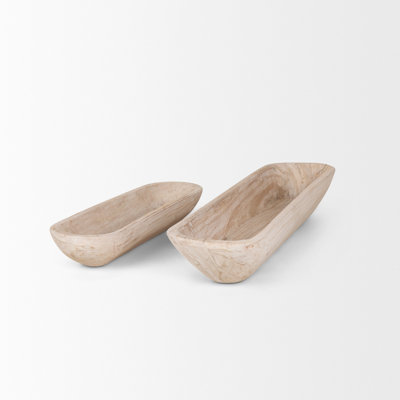 Plateau en bois massif Moores - ensemble de 2