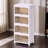 4 Tier Stackable Storage Bins Containers With Wheels For Home Living Room Office Closet
