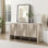 Buffet contemporain à 3 portes en bois Anishka