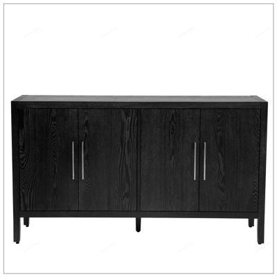 Armoire de rangement polyvalente en bois avec plusieurs tablettes et portes, parfaite pour organiser et améliorer les espaces domestiques