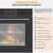 24" Built-in Electric Ovens, Single Wall Oven with 8 Cooking Modes, 108 Smart Menus, 2.5 Cu.f Convection Built-in Oven, Stainless Steel, Touch & Mechanical Knob Controls, Timer, Safety Lock, 3000W240V