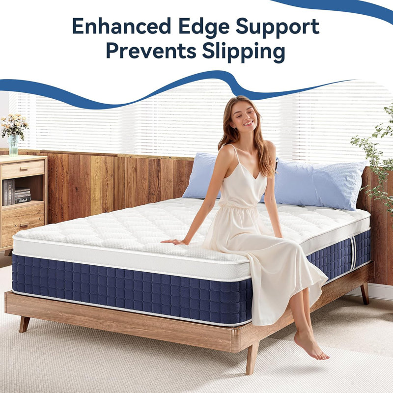 12" Medium Hybrid Memory Foam Mattress, King