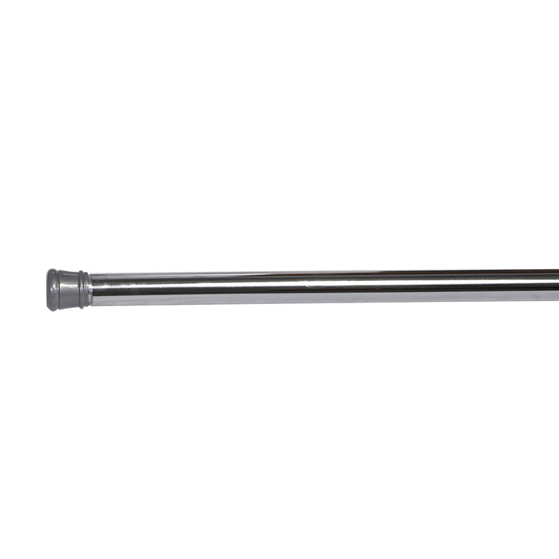 Chrome Adjustable Steel Tension Shower Curtain Rod, 72-inch