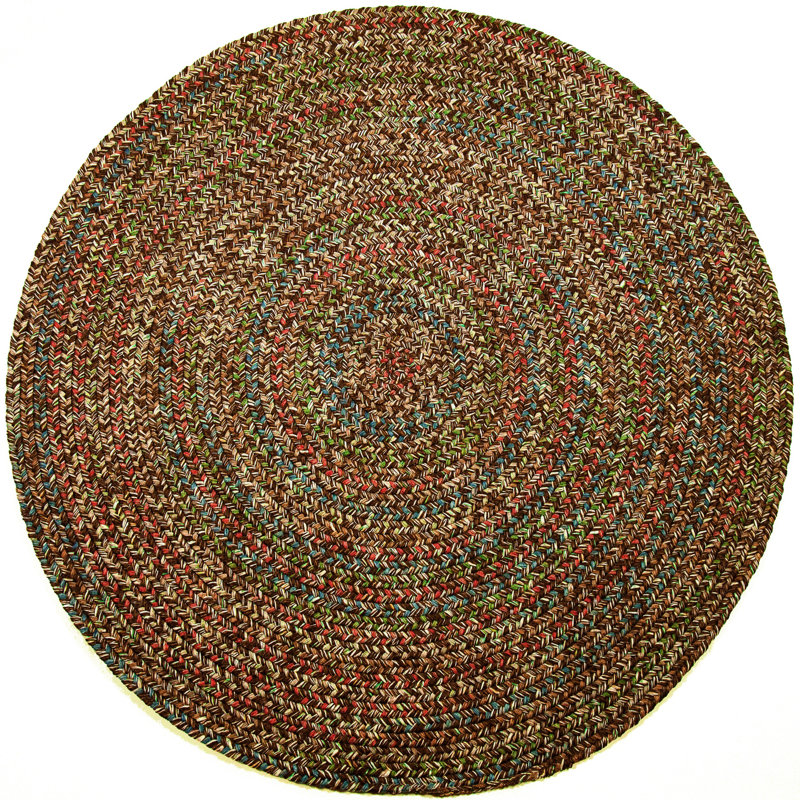 Tartaglia Synthetic Indoor / Outdoor Rug, Round 4'