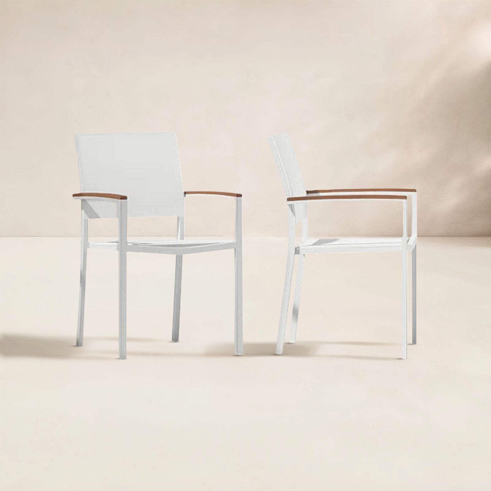 David Stackable Patio Armchair