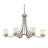 Arie 5-Light Glass Dimmable Chandelier-1478370718