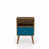 Brun/bleu est en rupture de stock