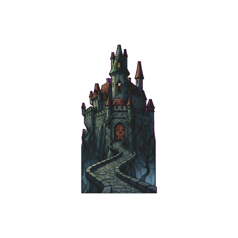SP13550 Dracula Vampire Haunted House Halloween Castle