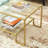 Nancy 39.4" W Rectangle Glass Top Coffee Table with Storage-957661746