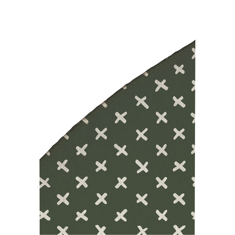 Tapis d'extérieur antidérapant Criss Cross, Rond 5 pi
