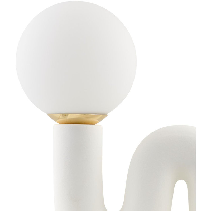 Lampe de table Luccia, Blanc