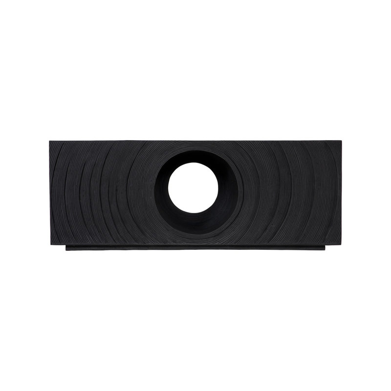 Void Coffee Table, Black Stone