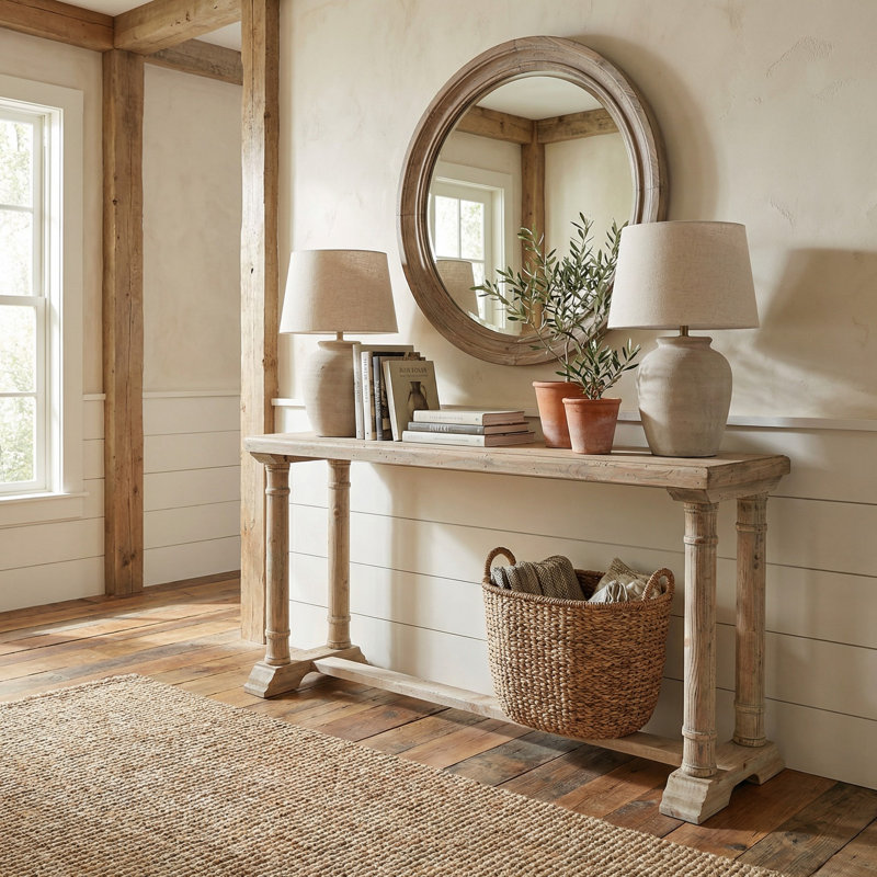 Console en bois massif Claridge
