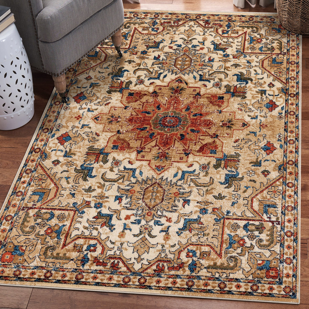 Adagio Oriental Indoor Rug Bungalow Rose Rug