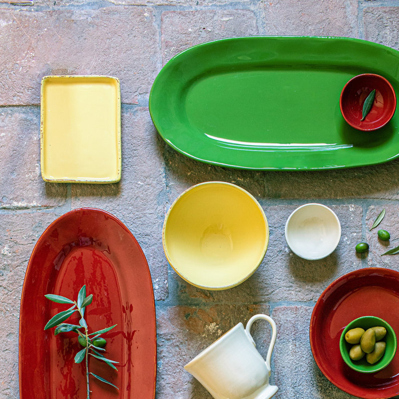 Cucina Fresca Terra Cotta Tray, Saffron