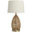 Lampe de table en bois tressé à la main Gossard