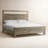 Mauve Upholstered Platform Storage Bed