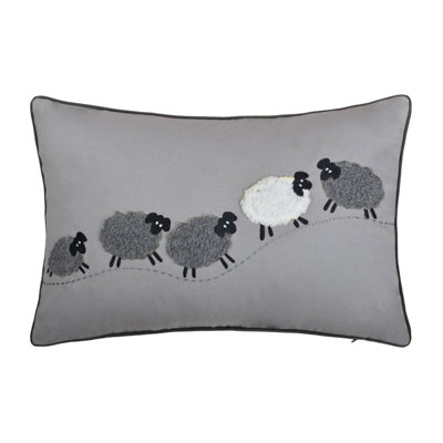 Embroidered Pillow Cover
