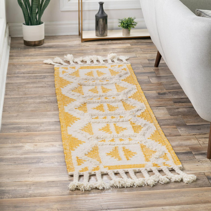 Faver Performance Wool Geometric Indoor Rug, Runner 2'2" x 6'1"