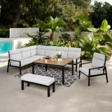 Middleburgh 9 - Person Garden Lounge Set with Cushions