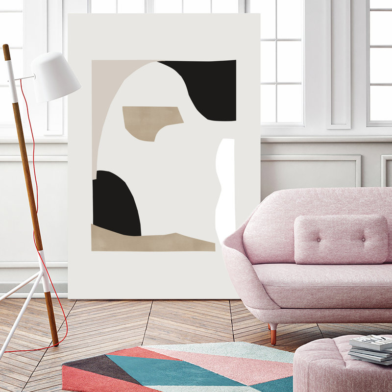 «Abstract Shapes 2» par Mareike, H 72 po x l 48 po