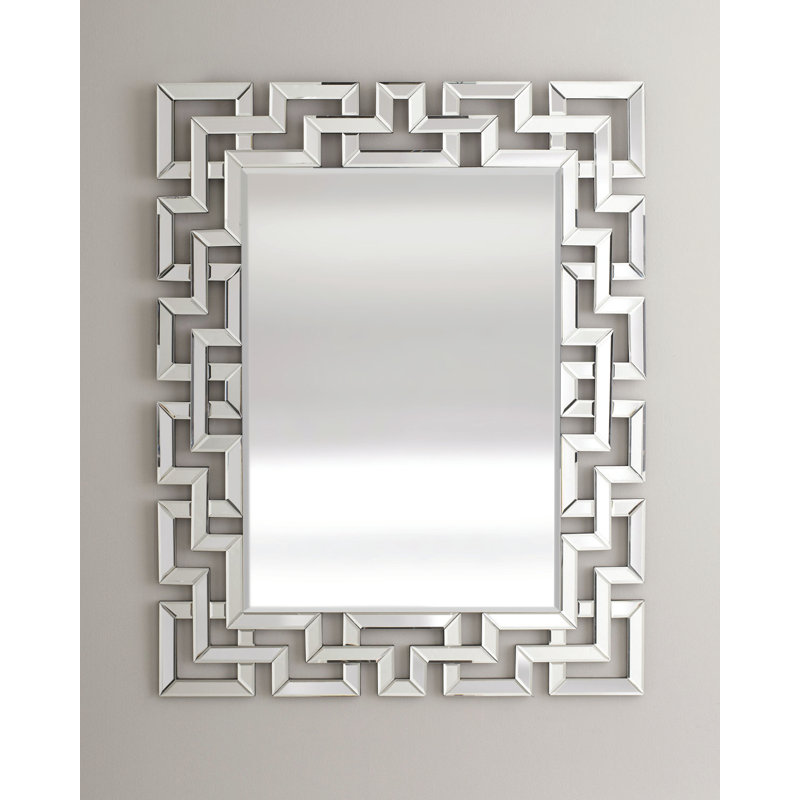 Melra Glass Rectangle Wall Mirror