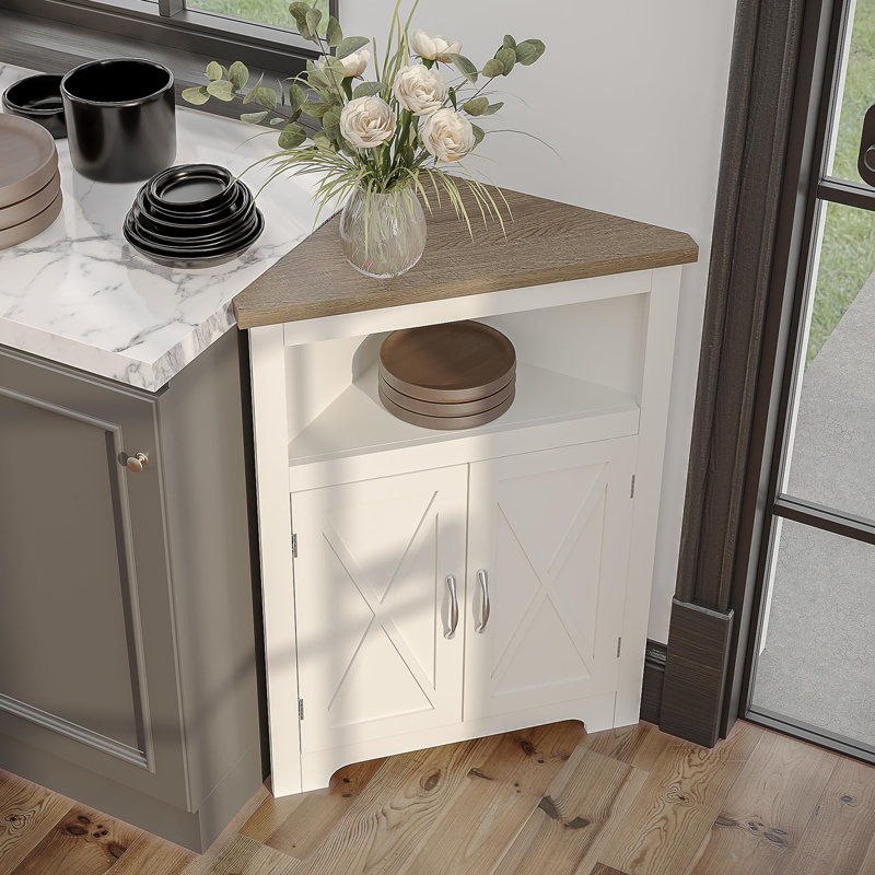 Armoire d'angle pour salle de bain
