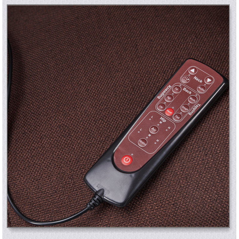 Fonction de massage complet - Fauteuil à bascule relaxant confortable avec pression d'air et fauteuil relax avec coussin en coton